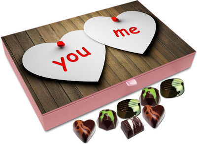 

Chocholik Gift Box - You And Me Forever Together Chocolate Box - 12pc Truffles(144 g)