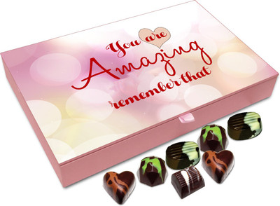 

Chocholik Gift Box - You Are Amazing Always Remember That Chocolate Box - 12pc Truffles(144 g)