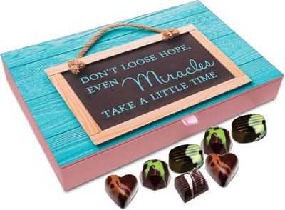 

Chocholik Gift Box - Don't Loose Hope Chocolate Box - 12pc Truffles(144 g)