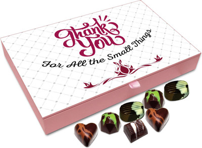 

Chocholik Gift Box - Thanks For All The Small Things Chocolate Box - 12pc Truffles(144 g)