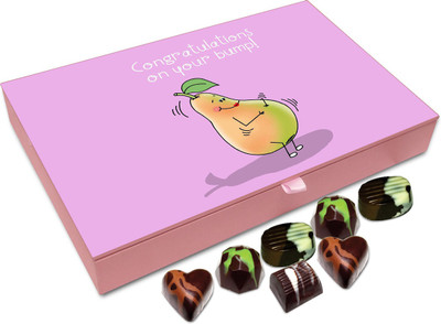

Chocholik Gift Box - Congratulations on Your Bump Chocolate Box - 12pc Truffles(144 g)