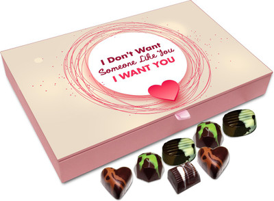 

Chocholik Gift Box - I Want Someone Like You Chocolate Box - 12pc Truffles(144 g)