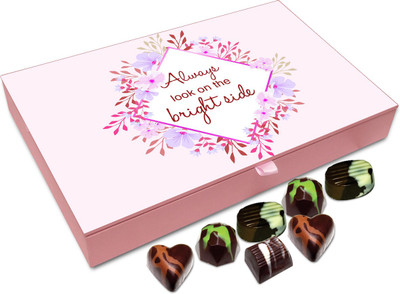 

Chocholik Gift Box - Always Look On Bright Side Chocolate Box - 12pc Truffles(144 g)