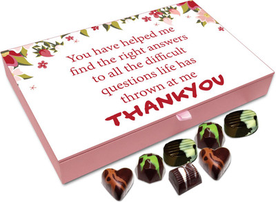 

Chocholik Gift Box - Find the Right Answers Chocolate Box - 12pc Truffles(144 g)