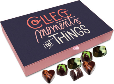Chocholik Gift Box - Collect Moments And Not Things Chocolate Box - 12pc Truffles(144 g)