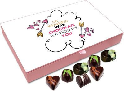 

Chocholik Gift Box - My Weakness Was Chocolate But Now Its You Chocolate Box - 12pc Truffles(144 g)