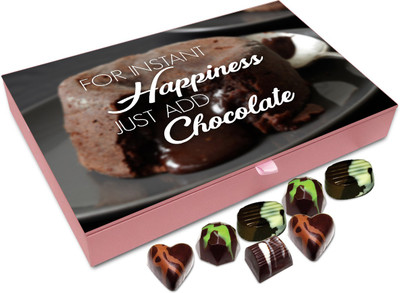 

Chocholik Gift Box - For Instant Happiness Just Add Chocolate Chocolate Box - 12pc Truffles(144 g)
