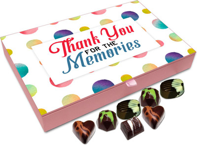 

Chocholik Gift Box - Thank You For The Lovely Memories Chocolate Box - 12pc Truffles(144 g)