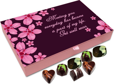 

Chocholik Gift Box - Meeting You Everyday Has Become Part Of My Life Chocolate Box - 12pc Truffles(144 g)