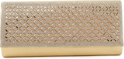

LUIS MEKAL Party Gold Clutch