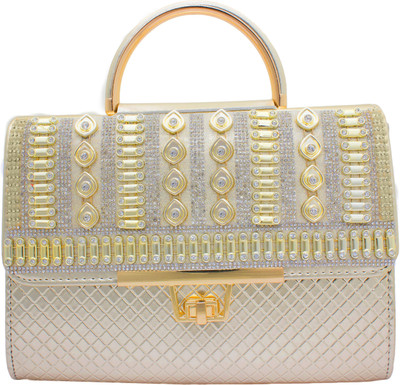 LUIS MEKAL Party Gold Clutch