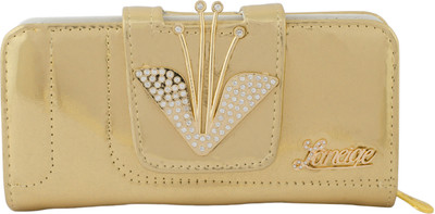 

LUIS MEKAL Party Gold Clutch