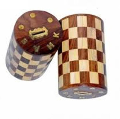 

Sublime Arts chess design Coin Bank(Brown)