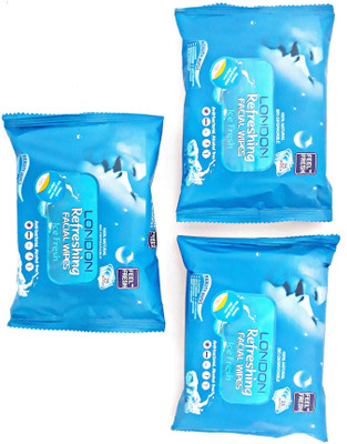 

London Refreshing wipes(Pack of 75)