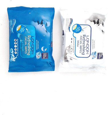 London Refreshing facial wipes(50 Tissues)