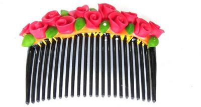 

Unique Indian Crafts Hair Combpin/Multicolor Porcelain Dough Hairpin comb /Girls Hair Accessories /Fashionable Indo Western Wedding Bridal Party Wear Hair Clip for kids /girls/women.Juda Accessories and Hair Decoration Hair Pin(Multicolor)