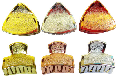 

LADY FASHION Part Wear Hair Clips (Set Of 6 Clips) Hair Claw(Gold, Silver, Copper)