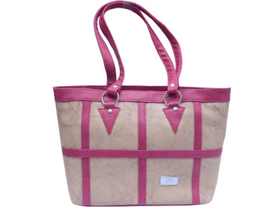 

adorsy Shoulder Bag(Pink, Beige), Beige;pink