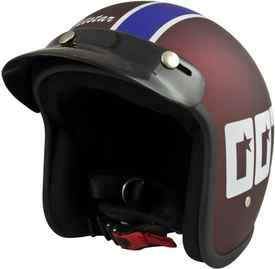 

Anokhe Collections (ISI Certified) James Bond 007 Style Jetstar Motorbike Helmet(Matte Maroon