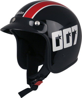 

Anokhe Collections James Bond Style 007 Motorbike Helmet(Black Glossy)