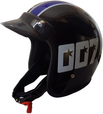 

Anokhe Collections 007 James Bond Style Jetstar Motorbike Helmet(Black Glossy
