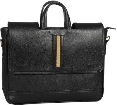 

bayed 15 inch Laptop Messenger Bag(Black)