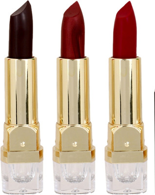 

Personi Waterproof Premium Vitamin "E" Moisturising lipstick set of 3 (multi color - a)(Multicolor, 3.5 ml)