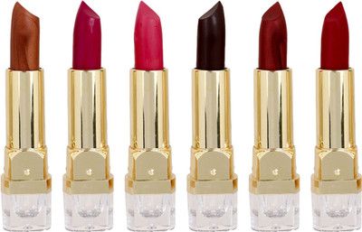 

Personi Waterproof Premium Moisturising lipstick set of 6 (multi color - a)(Multicolor, 3.5 ml)