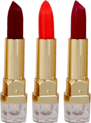 

Personi Waterproof Premium Moisturising lipstick set of 3 ( multi color - b)(Multicolor, 3.5 ml)
