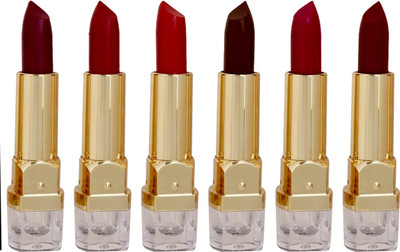 

Personi Waterproof Premium Moisturising lipstick set of 6 ( multi color - b)(Multicolor, 3.5 ml)
