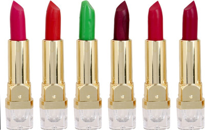 

Personi Waterproof Premium lipstick set of 6 ( multi color - a)(Multicolor, 3.5 ml)