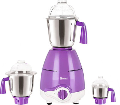 

Sunmeet MG18 TA 153 ( 1 Large Jar, 1 Medium Jar and 1 Chuntey Jar) 750 W Mixer Grinder(Purple, 3 Jars)