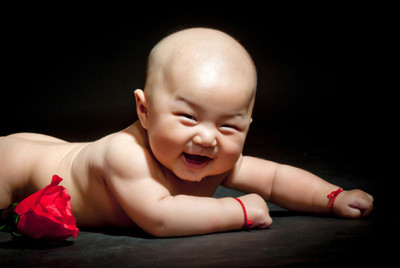

Cute Baby smiling Poster Paper Print(12 inch X 18 inch, Rolled)