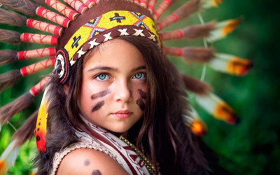 

Cute Baby Girl in ancient look Poster Paper Print(12 inch X 18 inch, Rolled)
