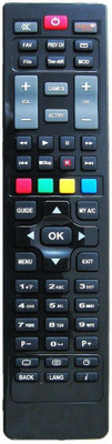 MEPL SP-1240 Dish+ with Recorder Set Top Box Remote Control (Black) sharp plus Remote Controller(Black)