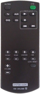 MEPL Compatible Sony Audio System Remote (RM-ANU088) (Please Match The Image With Your Old Remote) (SP) sony Remote Controller(Black)