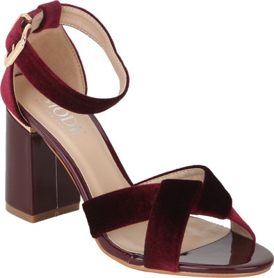 

Mode By Red Tape Women Burgandy Heels