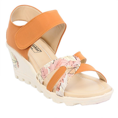 

Dolphin Miles Women Gold Sandals