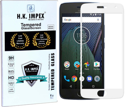 H.K.Impex Tempered Glass Guard for Motorola Moto G5 Plus, motorola moto g5 pus(Pack of 1) H.K.Impex Tempered Glass Guard for Motorola Moto G5 Plus, motorola moto g5 pus(Pack of 1)