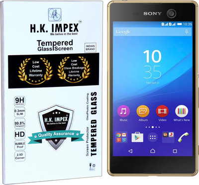 H.K.Impex Tempered Glass Guard for Sony Xperia M5 Dual available at flipkart for Rs.235