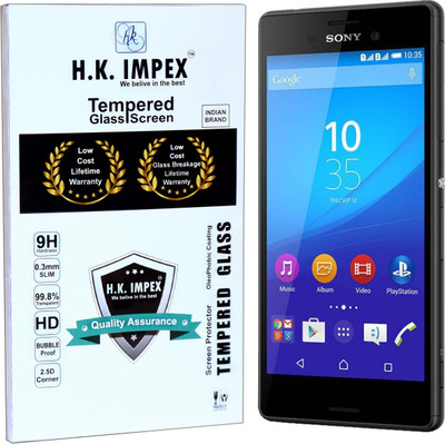 H.K.Impex Tempered Glass Guard for Sony Xperia M4 Aqua available at flipkart for Rs.235