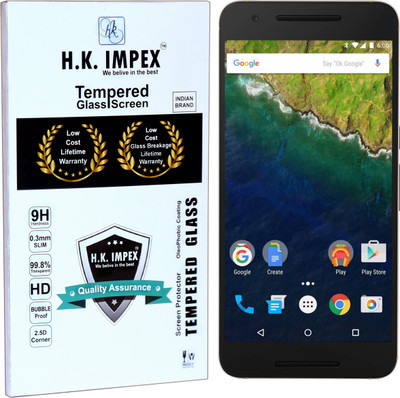 H.K.Impex Tempered Glass Guard for Huawei Nexus 6p(5.7), Huawei Nexus 6P(Pack of 1)