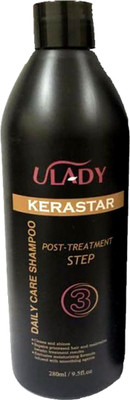 

Ulady Brazil keratin Hair Straightening Daily Care shampoo(280 ml)