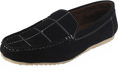

GOVINDSHREE Black Party Look Lofer Loafers For Men(Black