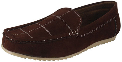 

GOVINDSHREE Cheery Party Look Lofer Loafers For Men(Brown