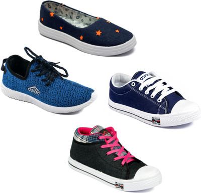 

Asian Women Casual & Running Shoes Combo Pack of 4 Casuals For Women(Multicolor