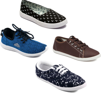 

Asian Women Casual & Running Shoes Combo Pack of 4 Walking Shoes For Women(Multicolor