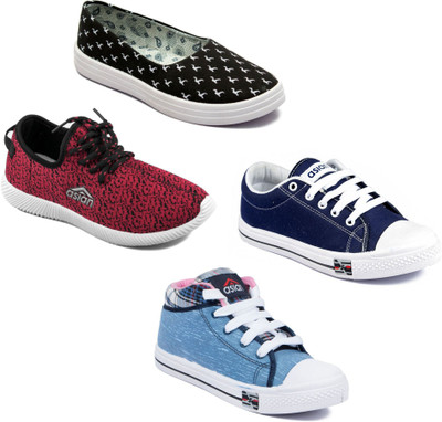 

Asian Women Casual & Running Shoes Combo Pack of 4 Walking Shoes For Women(Multicolor