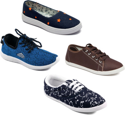 

Asian Women Casual & Running Shoes Combo Pack of 4 Walking Shoes For Women(Multicolor