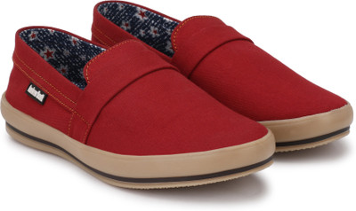 

Andrew Scott Jute Look Slip On Loafers For Men(Maroon, Red